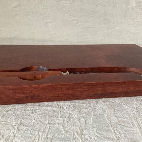 Baribocraft Canada Vintage Cheeseboard w/ cheese knife Made in 🇨🇦 - Picture 11 of 14